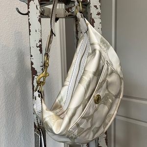 Beautiful like new Coach white satchel